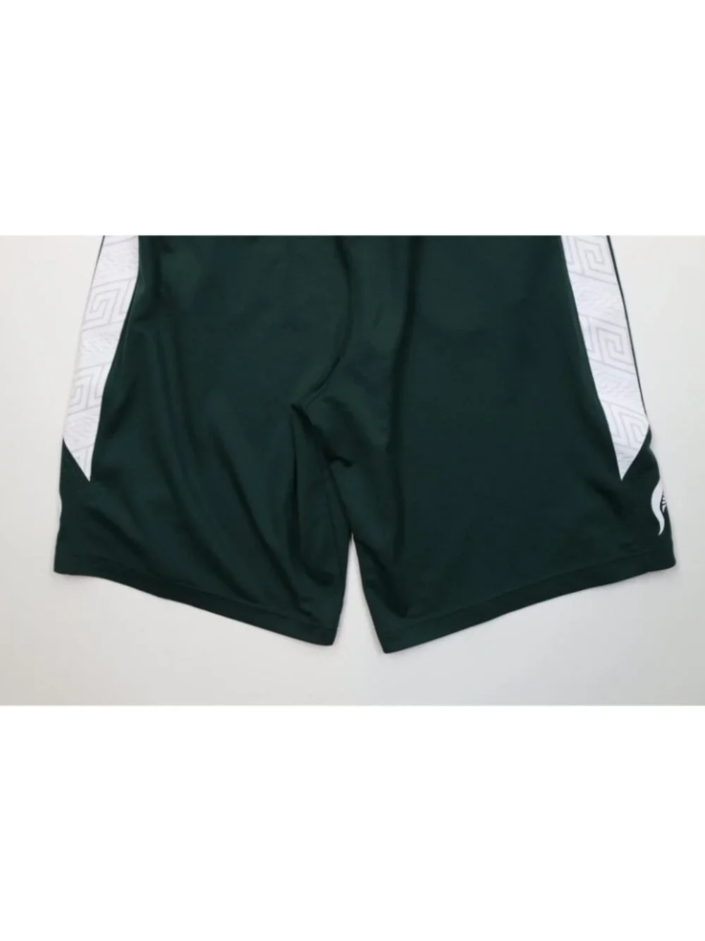 Nike Mens Large Molon Labe Michigan State University Basketball Shorts Green